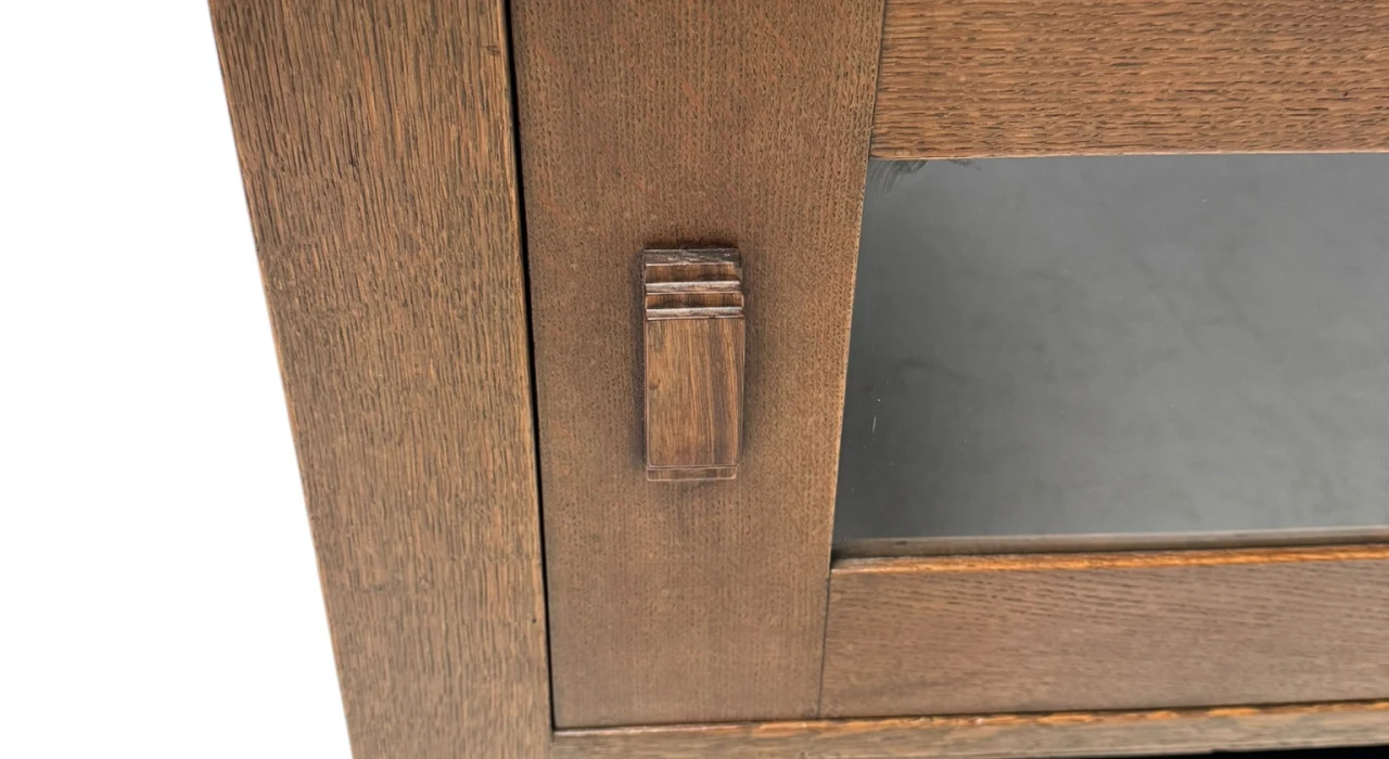 Art Deco Modernist Cabinet by Frits Spanjaard for L.O.V. Oosterbeek, 1920s